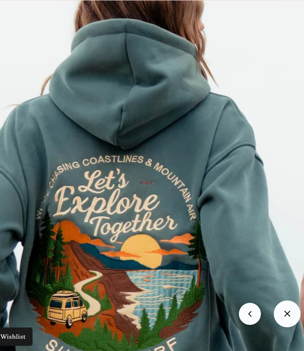 NWT Sunset Surf Coastal Explore Hoodie Sz XXXS